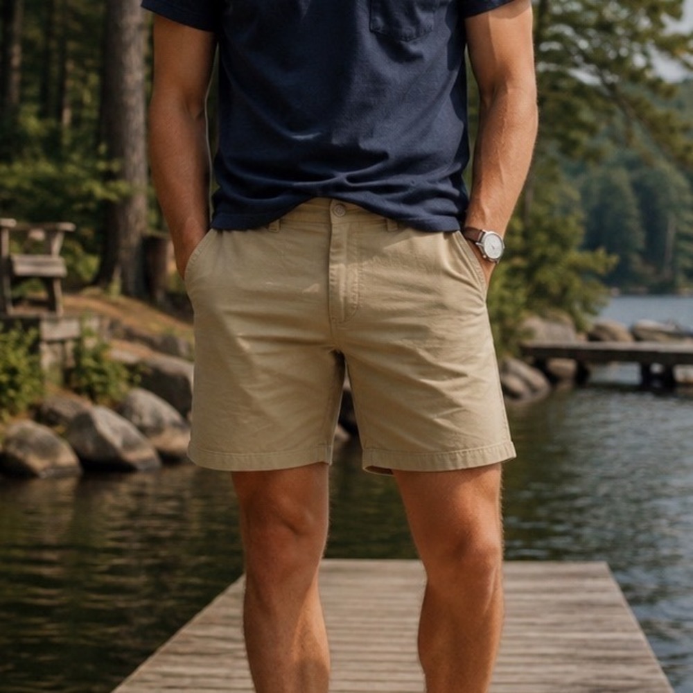 Patagonia Mens XL Beige Hiking Shorts Outdoor Casual Lightweight